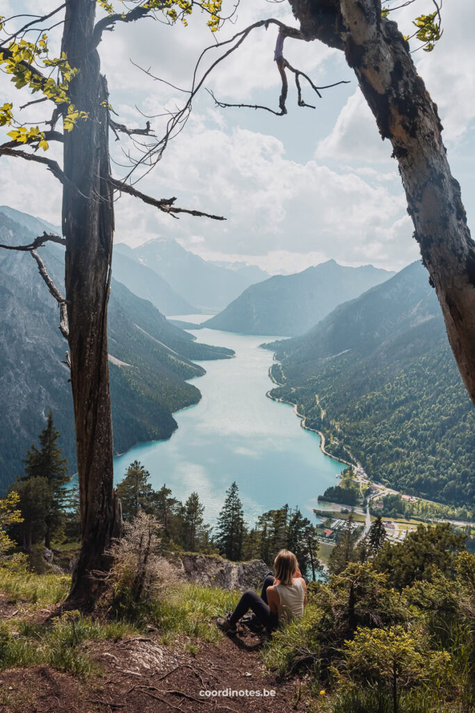 At the viewpoint over Plansee