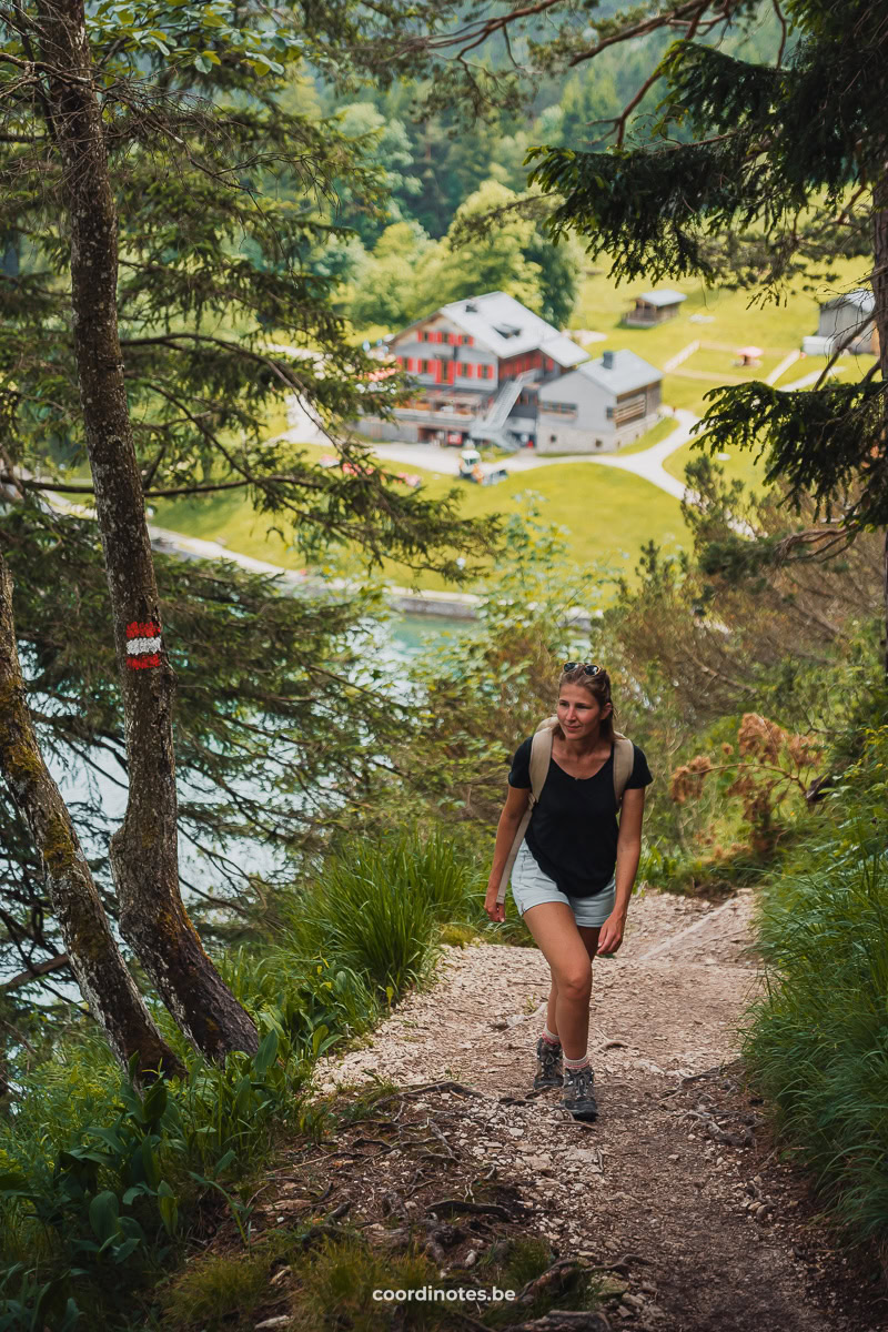 On the hiking path at Achensee