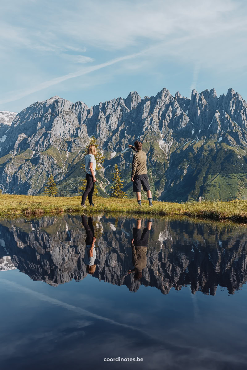 Hochkeil and the Mirror Lake hike in Hochkönig