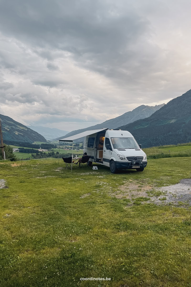 Parking of a restaurant in Austria