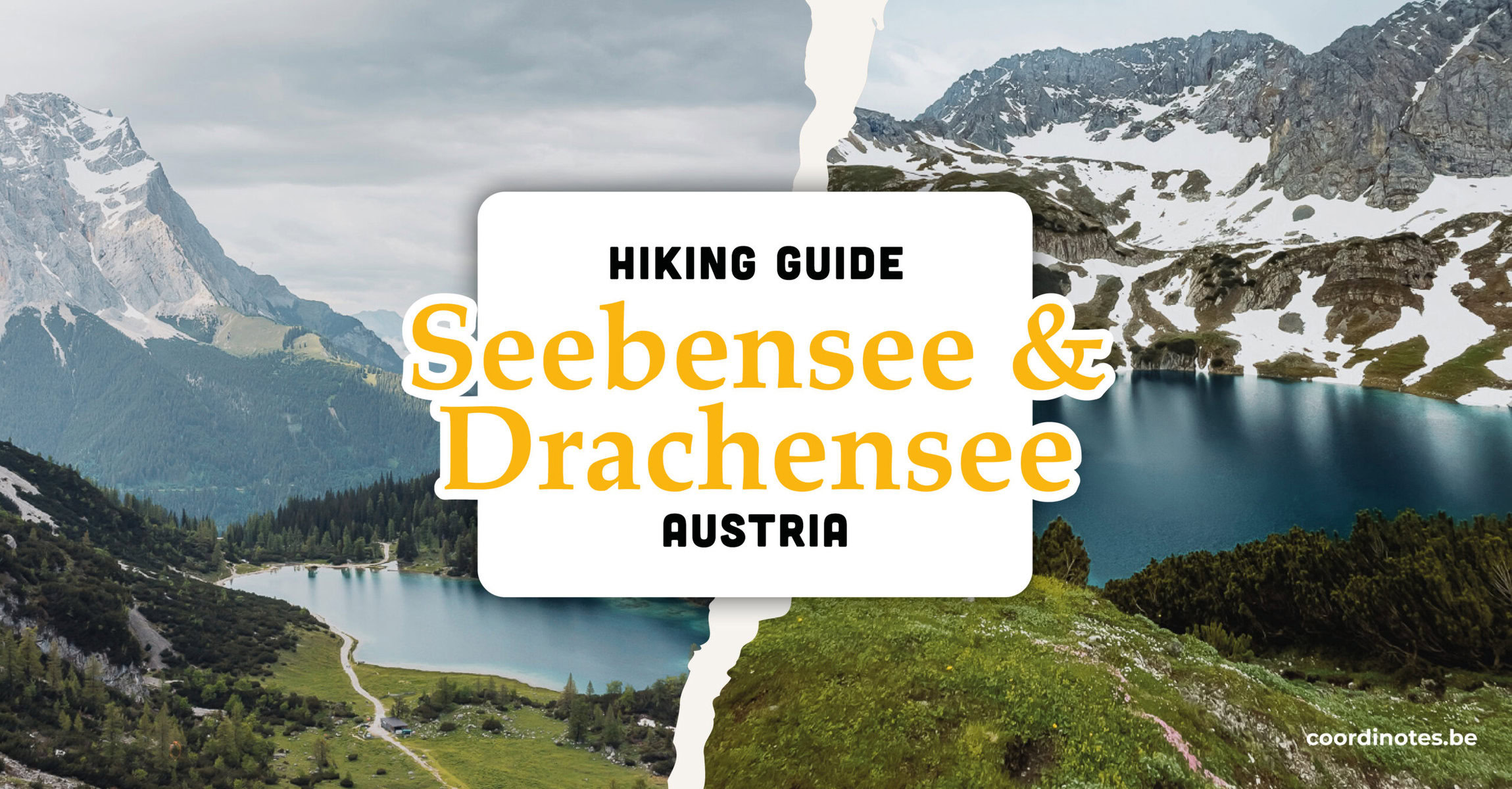Seebensee Map Hike to Seebensee and Drachensee in Ehrwald, Austria | Coordinotes