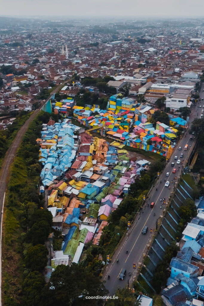 Jodipan Rainbow Village in Malang