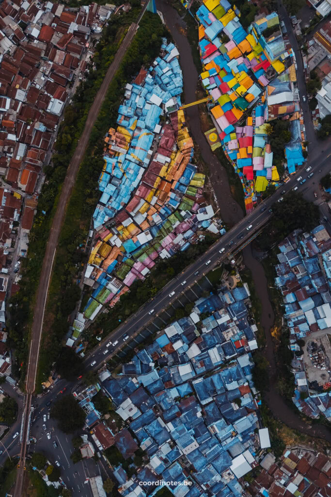 Jodipan Rainbow village and Arema Blue Village