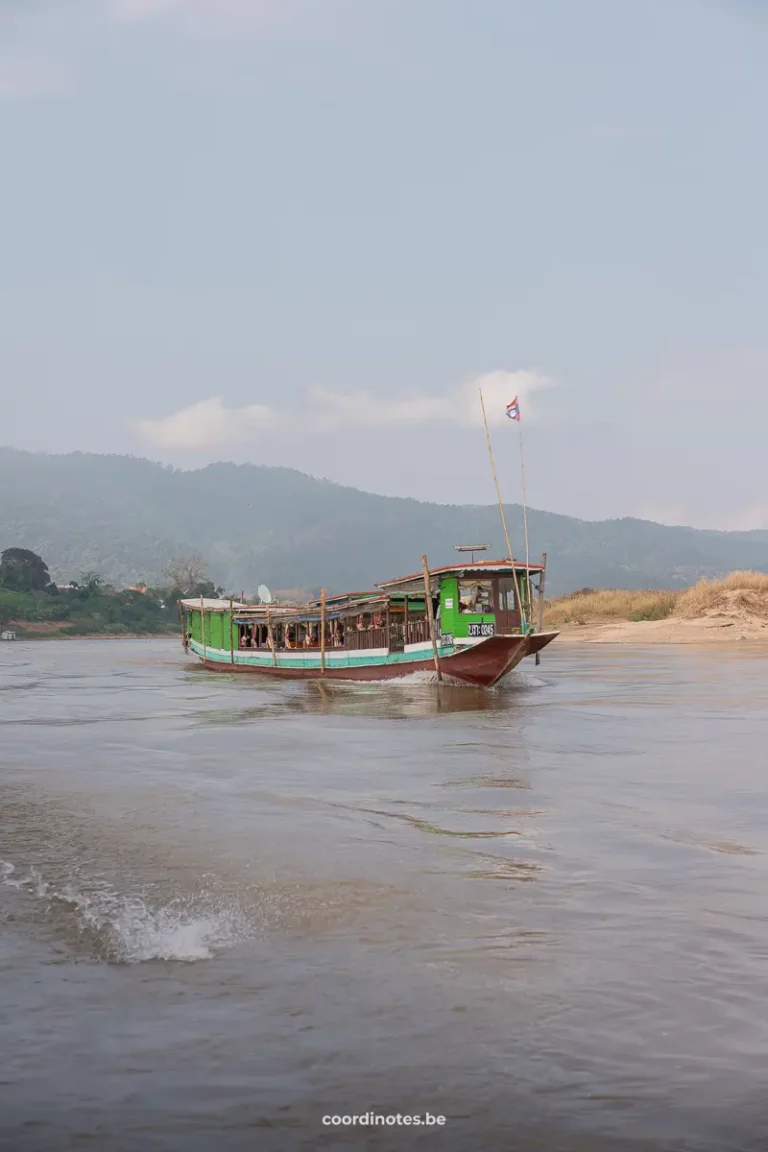 Slow boat from Thailand to Laos