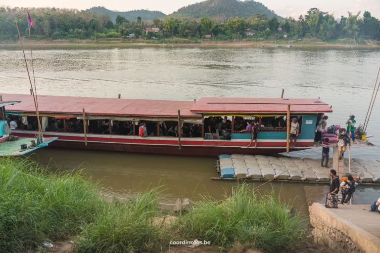 Slow boat from Thailand to Laos