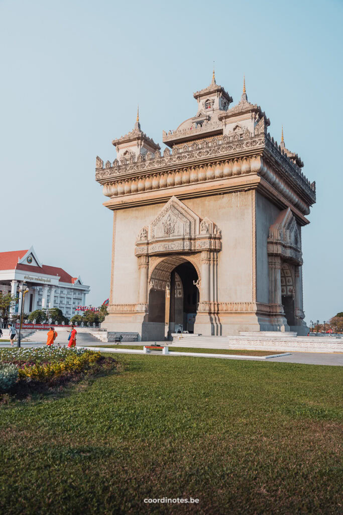 Patuxai Monument in Vientiane