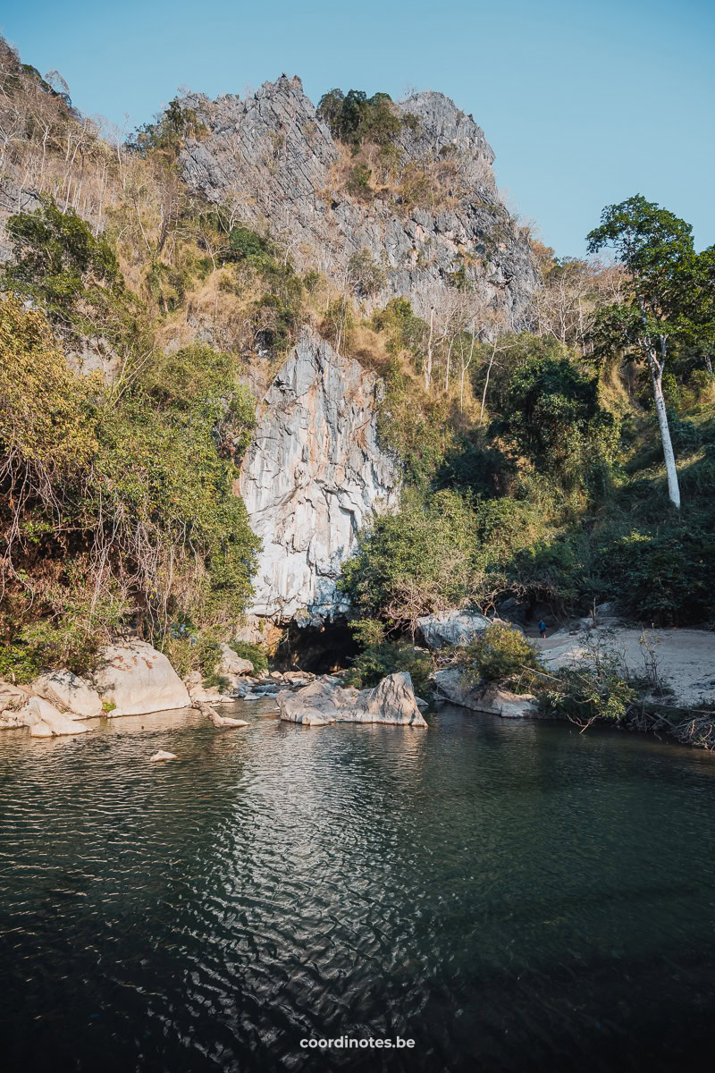 The entrance of Kong Lor Cave