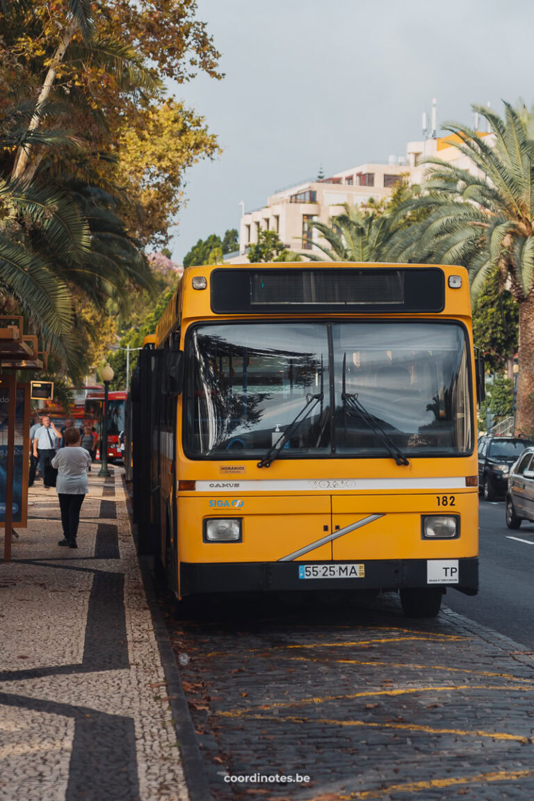 Bus in Funchal