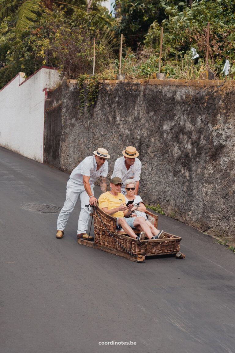 Toboggan wicker sledges