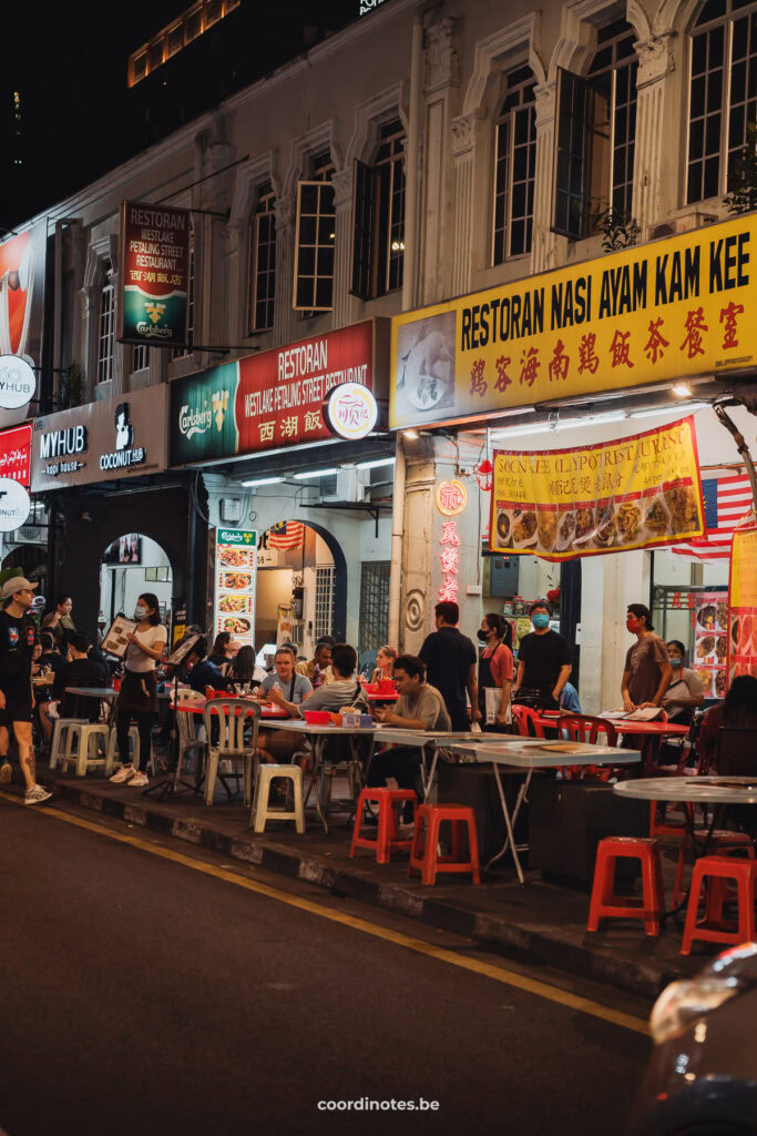 Street food at Jalan Alor