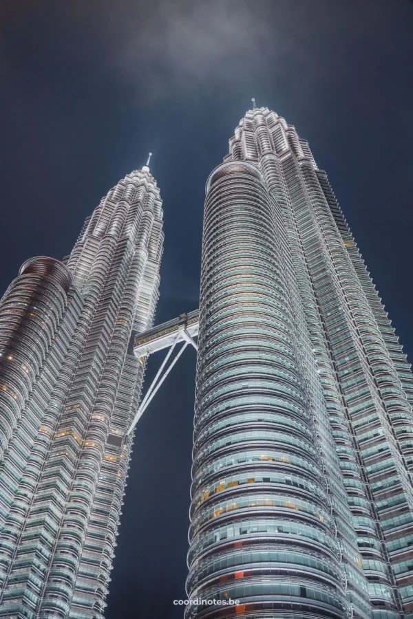 Petronas Twin Towers at night