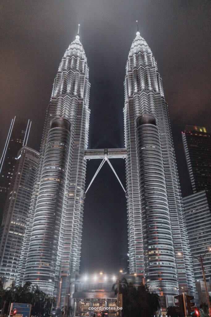 Petronas Twin Towers at night