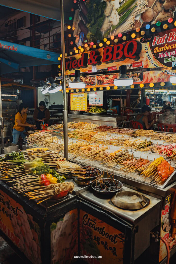 Street food at Jalan Alor