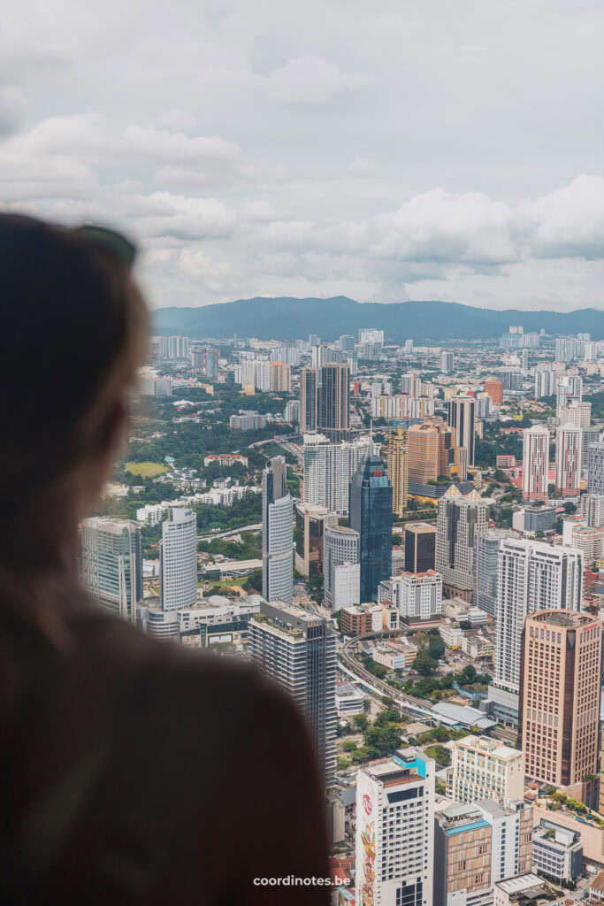 View from inside the Kuala Lumpur Tower