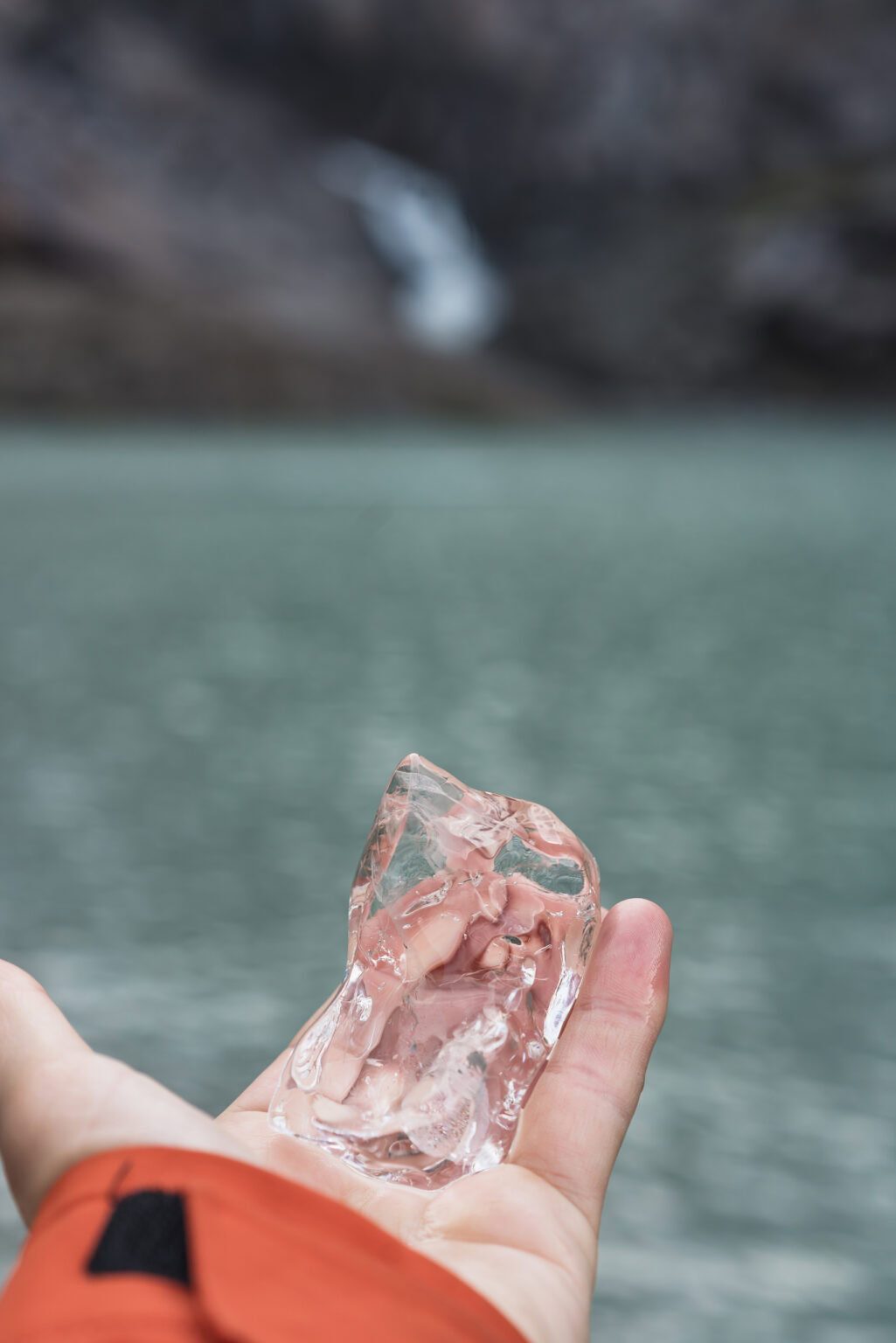 Ice of Briksdalsbreen in Norway