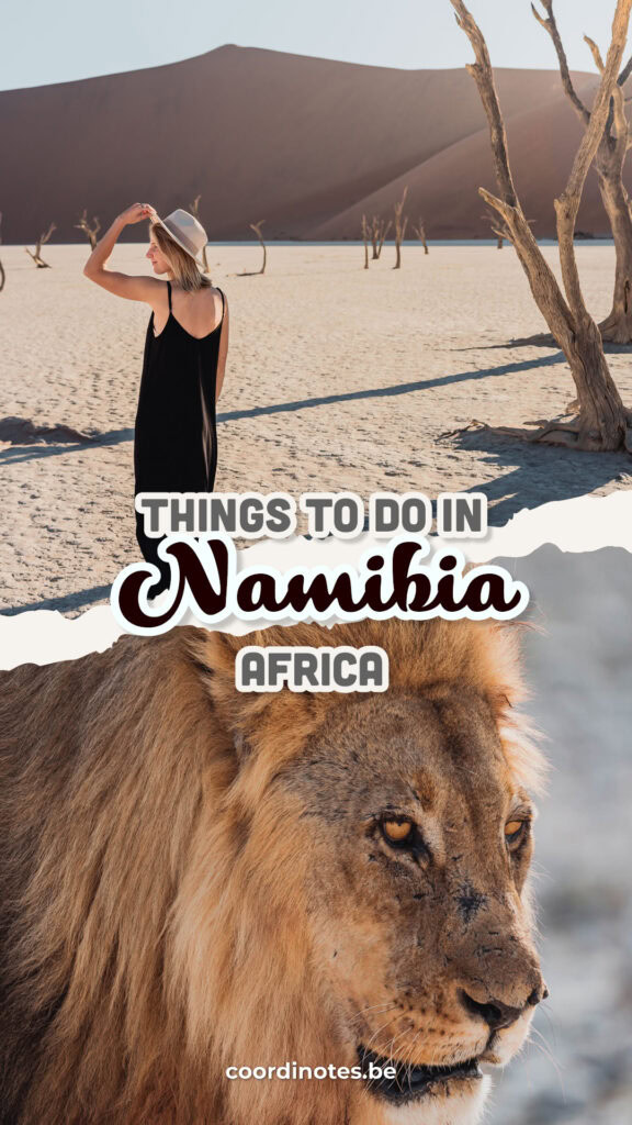 Blogpost about things to do in Namibia