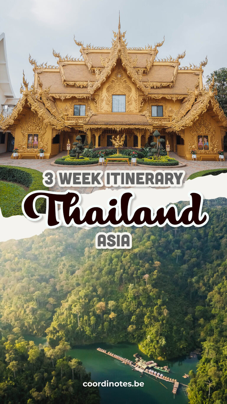 3 Week Thailand Itinerary