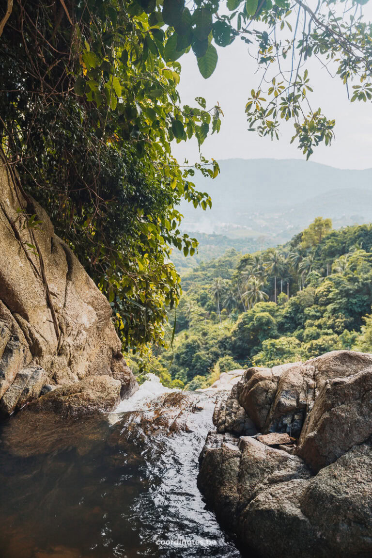 On the top of the Na Muang 2 Waterfall