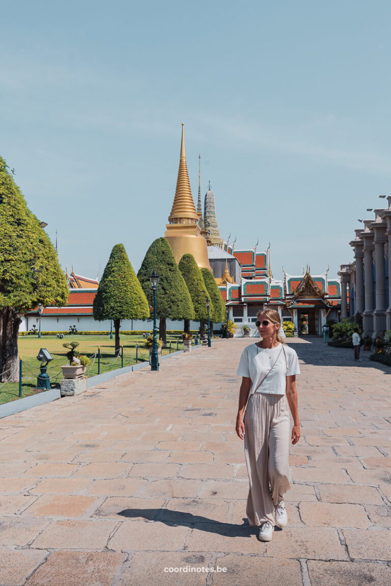 Sarah at the Grand Palace in Bangkok