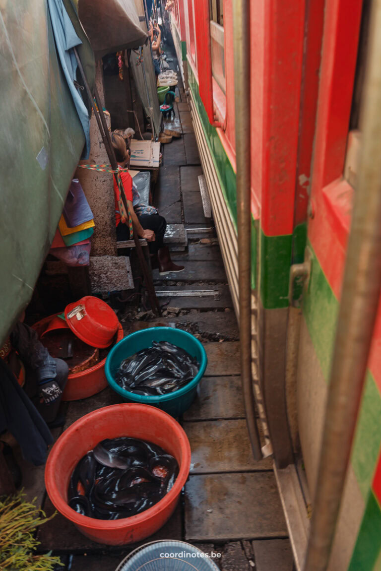 Maeklong Railway Market