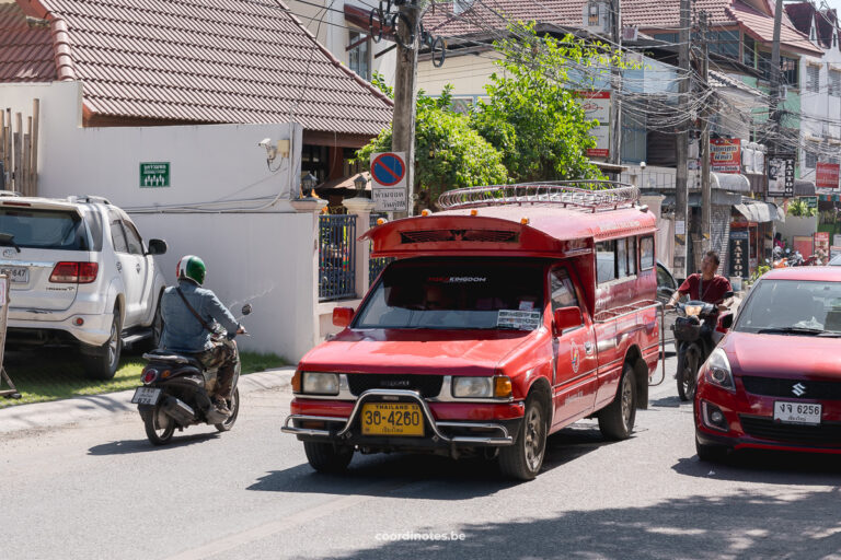 Local taxi in Thailand