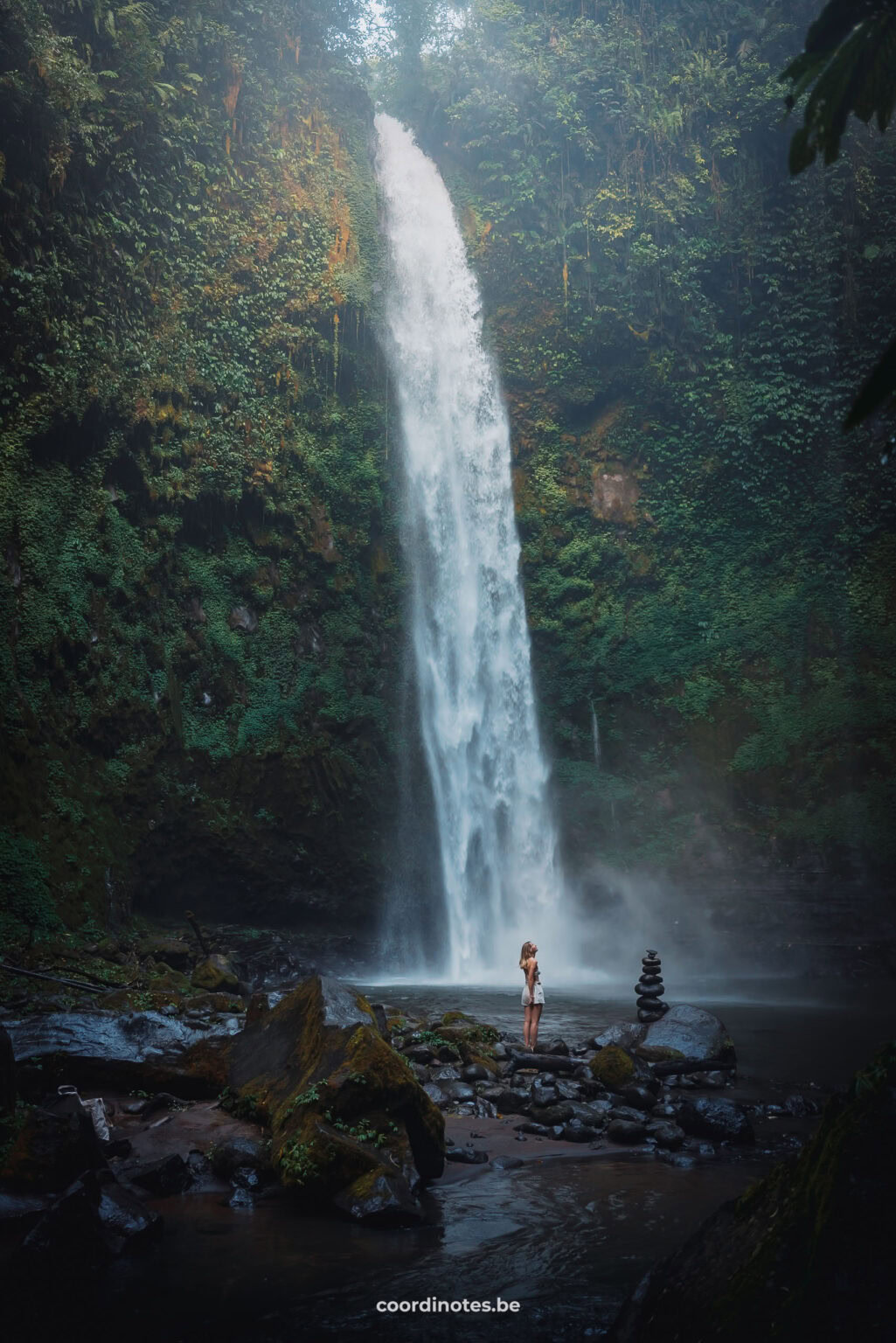 Nungnung waterfall, one of our favorite Bali waterfalls