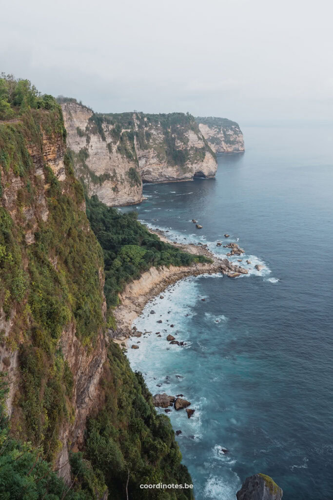 Sekartaji Cliff on Nusa Penida