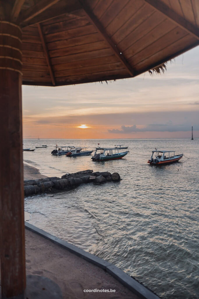 Sunset at Nusa Lembongan