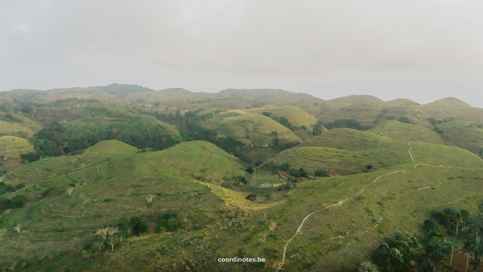 Teletubbie Hills on Nusa Penida