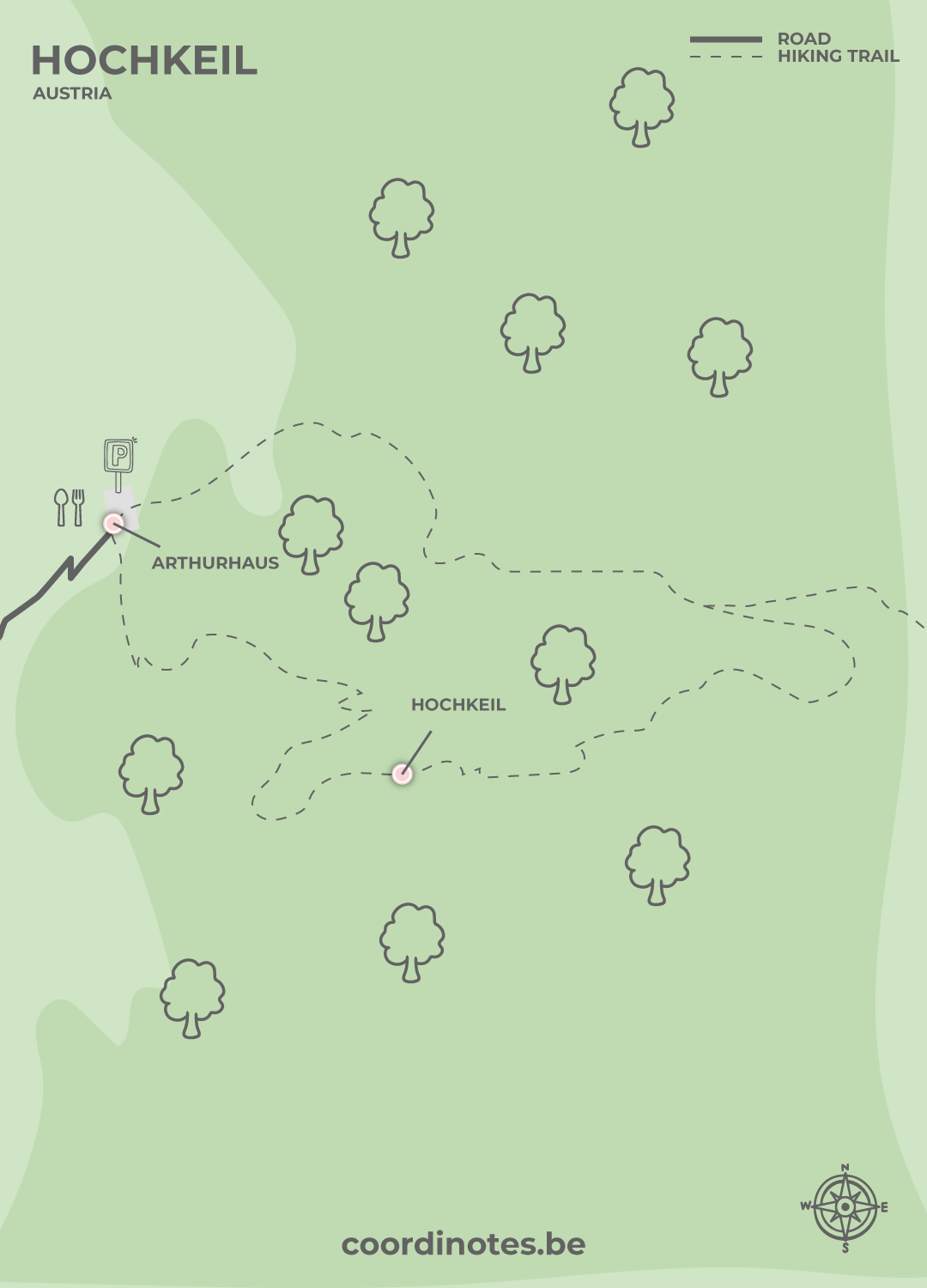 Map about the Hochkonig hike