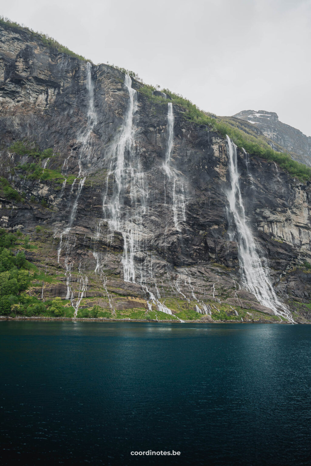 Seven Sisters waterfall in Norway