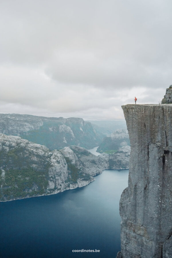 Preikestolen or Pulpit Rock in Norway